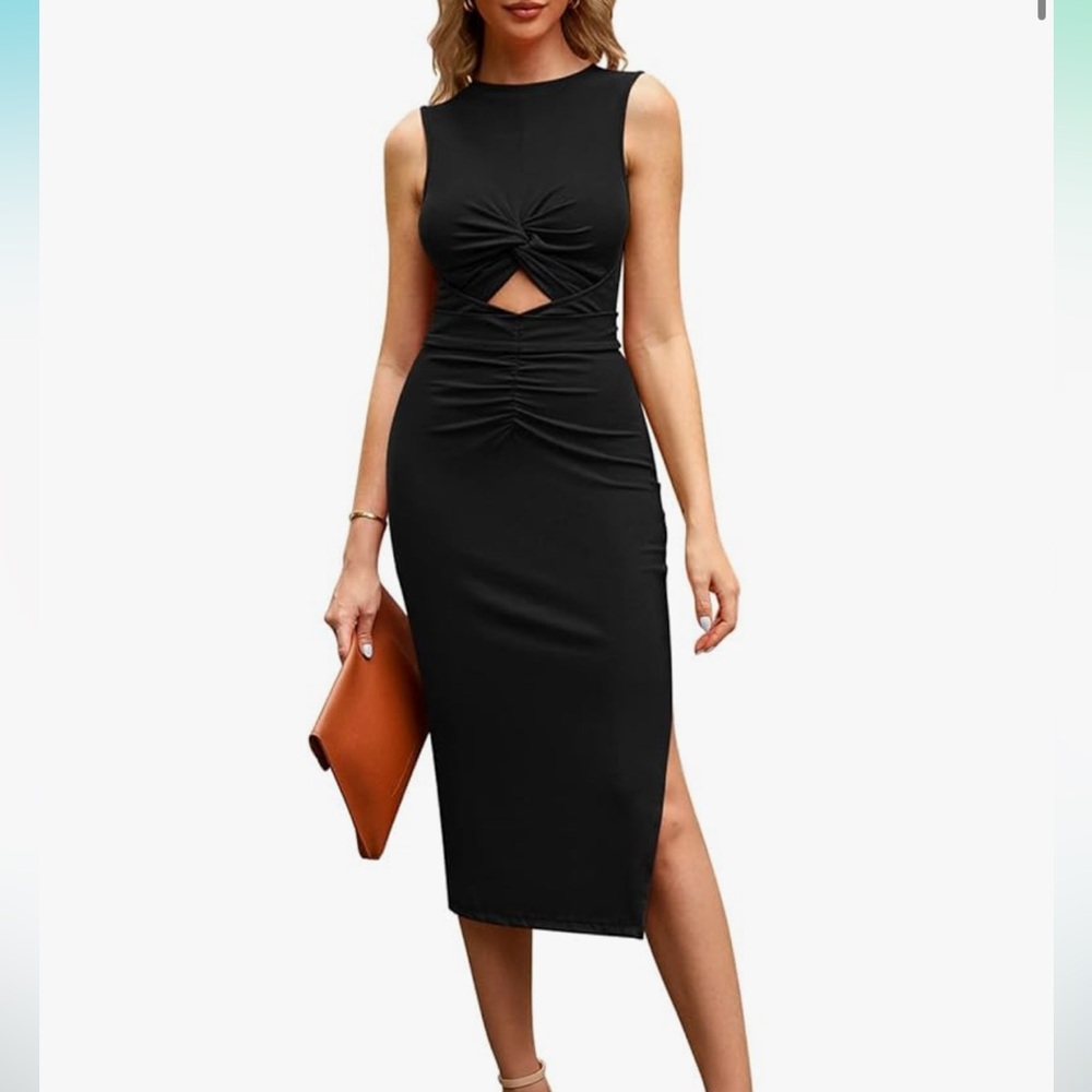Cutout Midi Dress